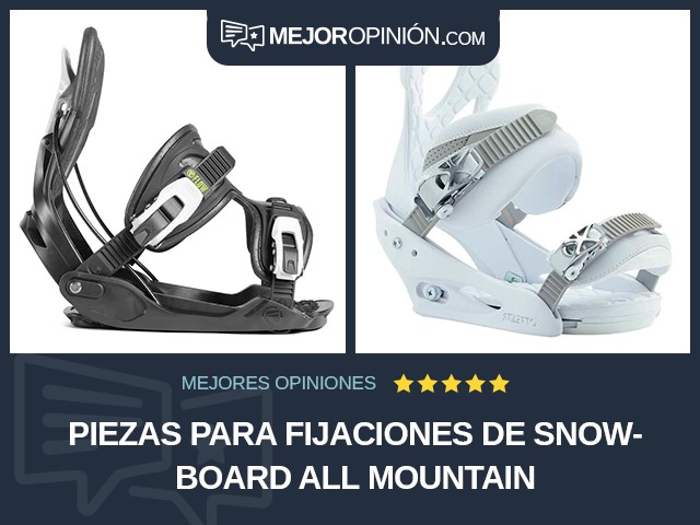 Piezas para fijaciones de snowboard All mountain