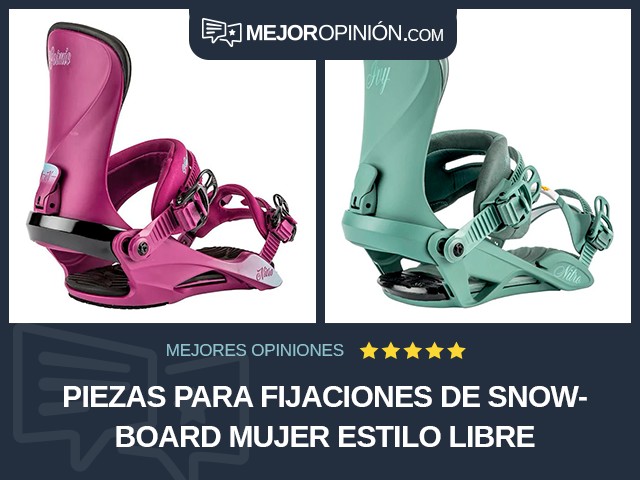 Piezas para fijaciones de snowboard Mujer Estilo libre