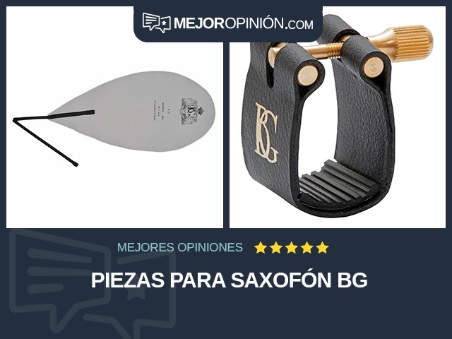 Piezas para saxofón BG