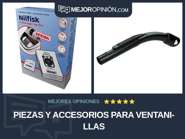 Piezas y accesorios para ventanillas