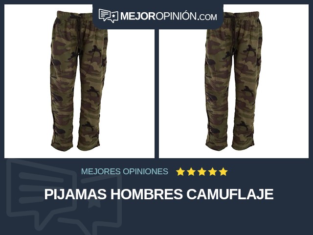 Pijamas Hombres Camuflaje