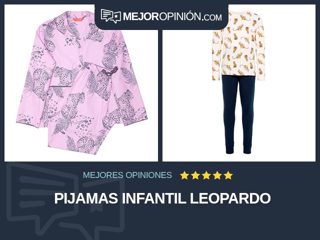 Pijamas Infantil Leopardo