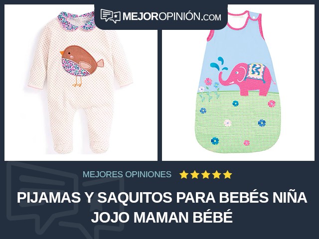Pijamas y saquitos para bebés Niña JoJo Maman Bébé