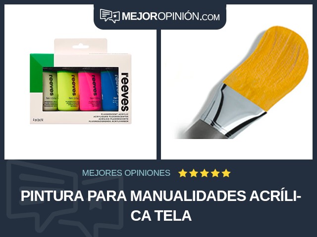 Pintura para manualidades Acrílica Tela