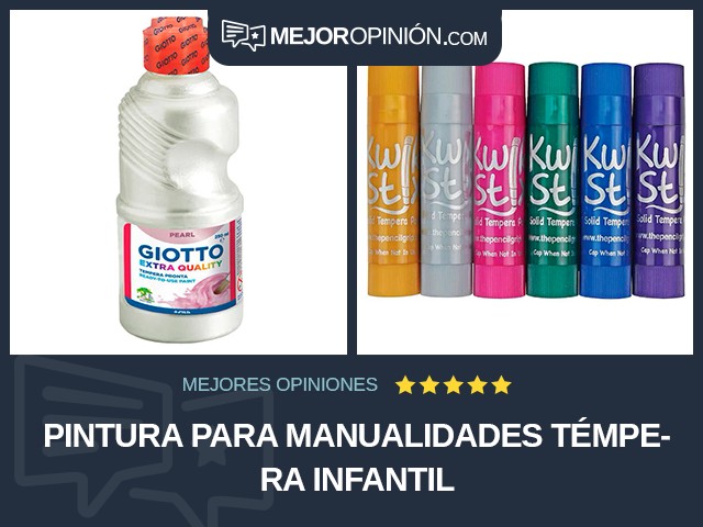 Pintura para manualidades Témpera Infantil