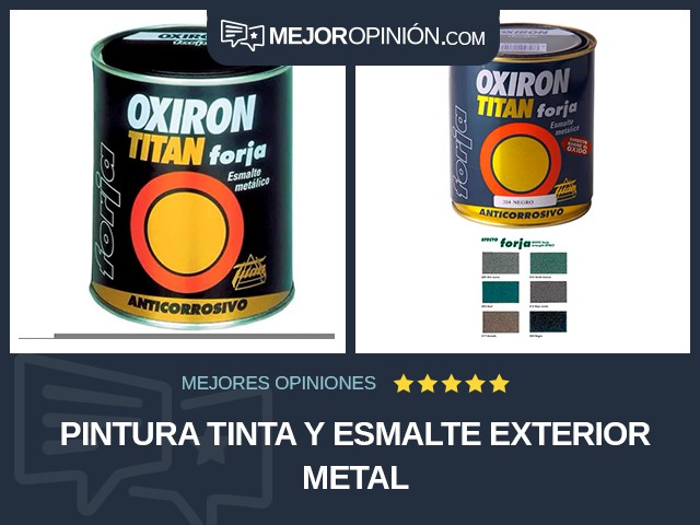 Pintura tinta y esmalte Exterior Metal