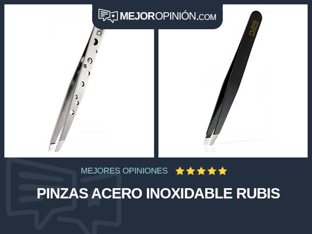 Pinzas Acero inoxidable Rubis