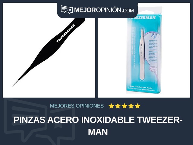 Pinzas Acero inoxidable Tweezerman