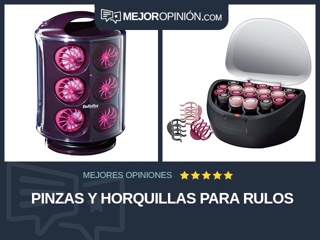 Pinzas y horquillas para rulos