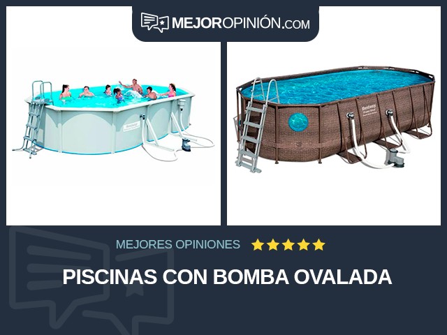 Piscinas Con bomba Ovalada