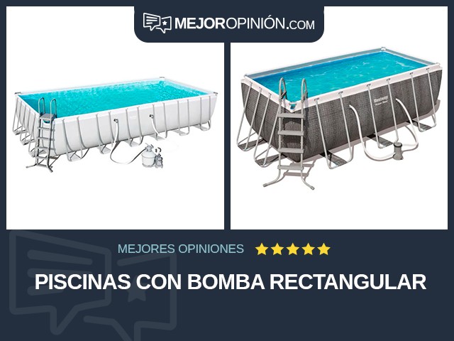 Piscinas Con bomba Rectangular