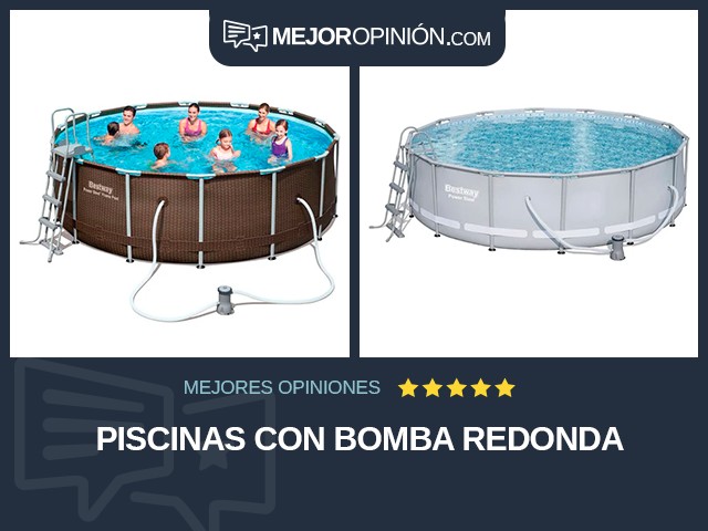 Piscinas Con bomba Redonda