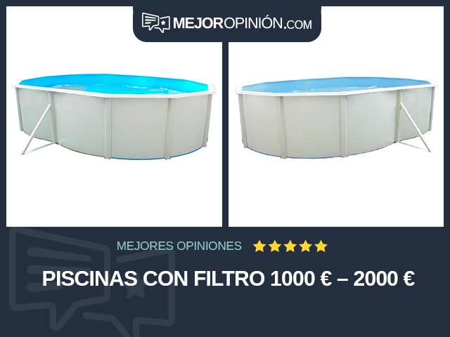 Piscinas Con filtro 1000 € – 2000 €