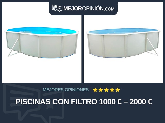 Piscinas Con filtro 1000 € – 2000 €