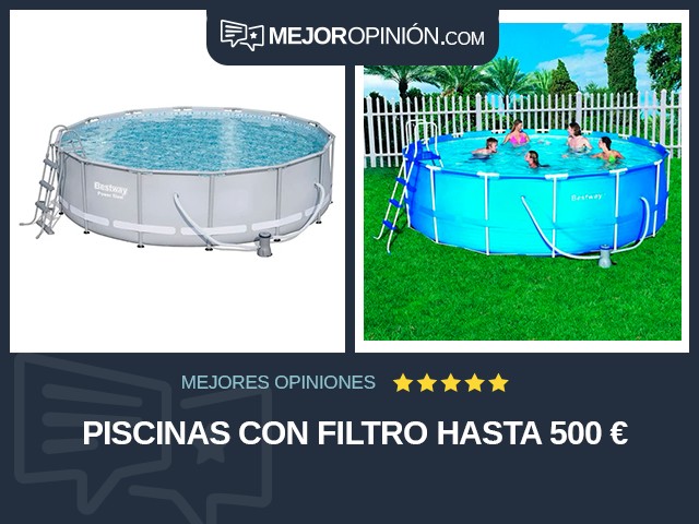 Piscinas Con filtro Hasta 500 €