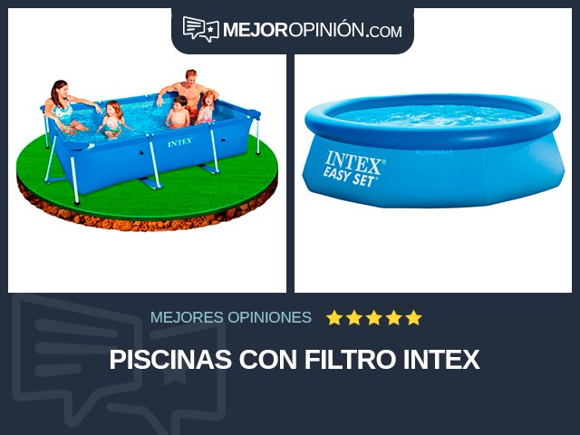 Piscinas Con filtro Intex