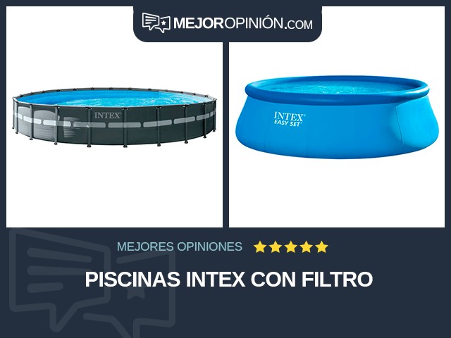 Piscinas Intex Con filtro