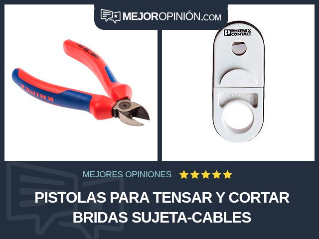 Pistolas para tensar y cortar bridas sujeta-cables