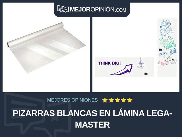 Pizarras blancas En lámina Legamaster