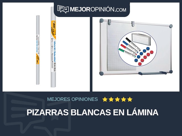 Pizarras blancas En lámina