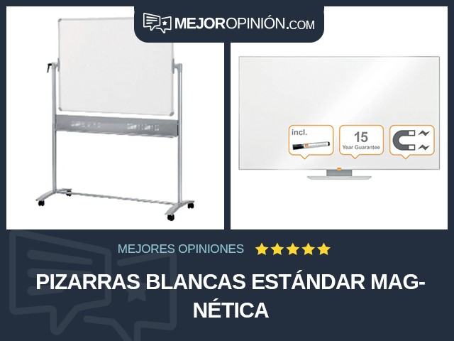 Pizarras blancas Estándar Magnética