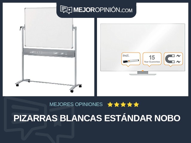 Pizarras blancas Estándar Nobo