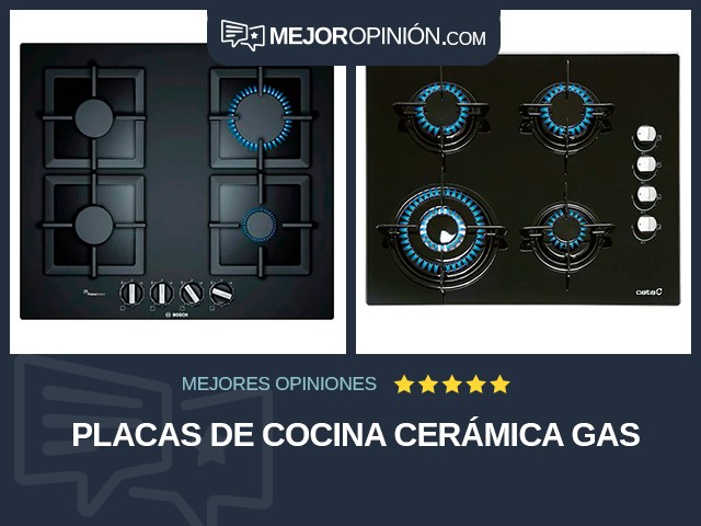 Placas de cocina Cerámica Gas