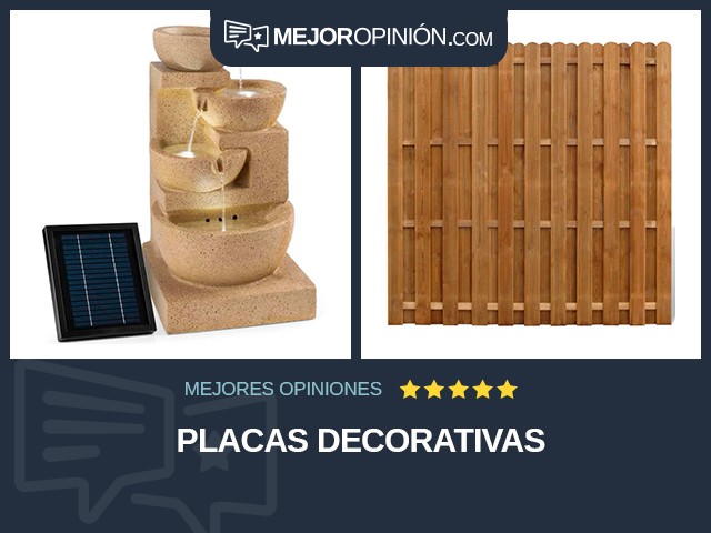 Placas decorativas