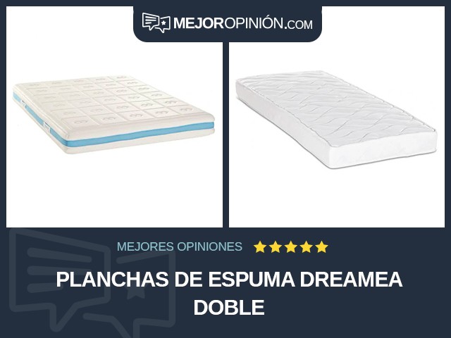 Planchas de espuma DREAMEA Doble