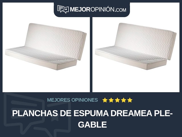 Planchas de espuma DREAMEA Plegable