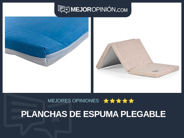 Planchas de espuma Plegable