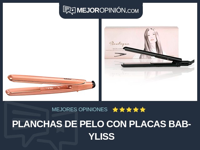 Planchas de pelo Con placas BaByliss