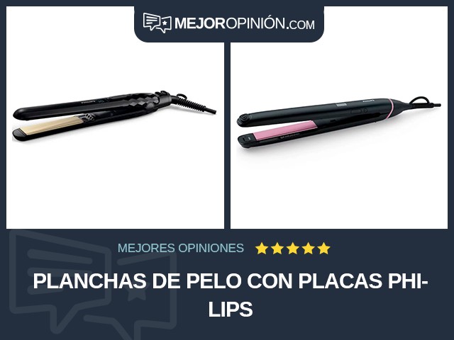 Planchas de pelo Con placas Philips