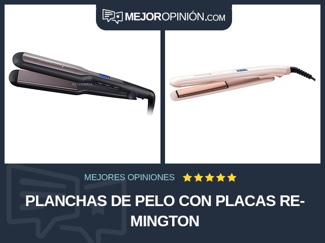 Planchas de pelo Con placas Remington