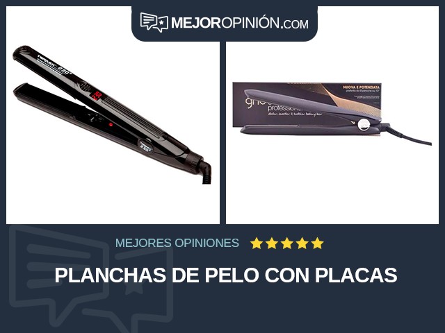 Planchas de pelo Con placas