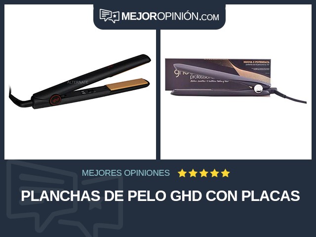 Planchas de pelo ghd Con placas