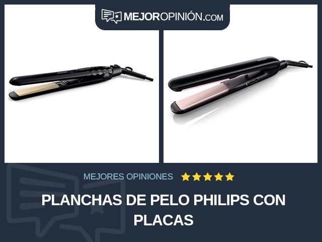 Planchas de pelo Philips Con placas