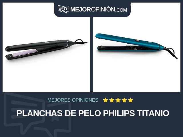 Planchas de pelo Philips Titanio