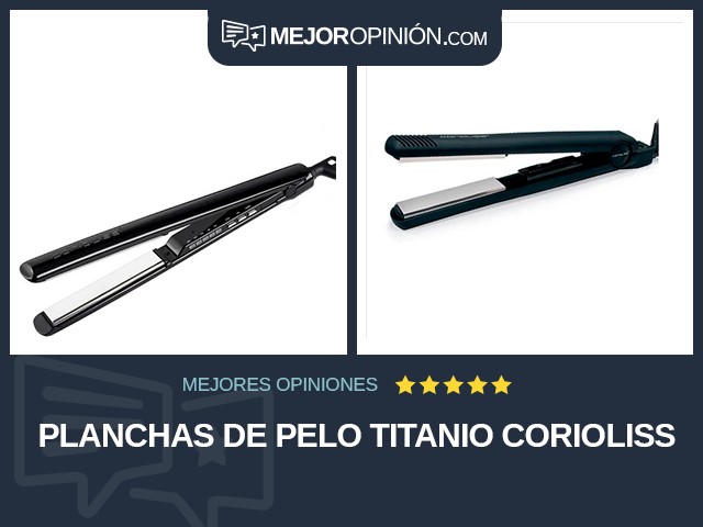 Planchas de pelo Titanio Corioliss