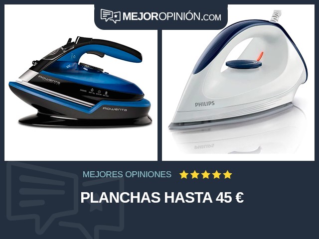 Planchas Hasta 45 €