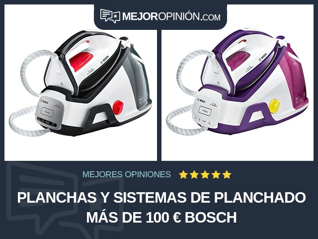 Planchas y sistemas de planchado Más de 100 € Bosch