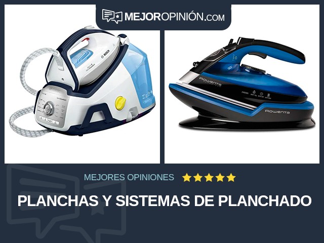 Planchas y sistemas de planchado