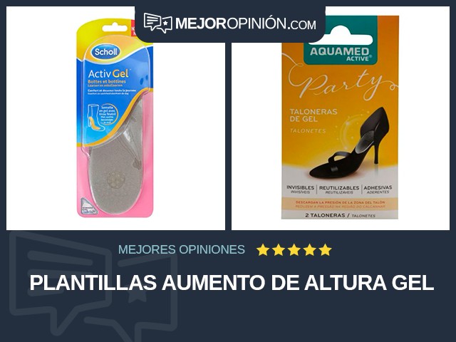 Plantillas Aumento de altura Gel