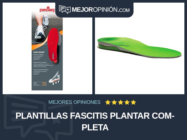 Plantillas Fascitis plantar Completa