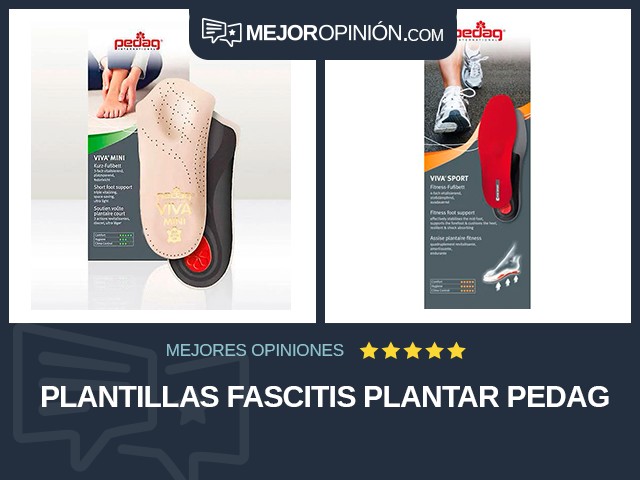 Plantillas Fascitis plantar Pedag