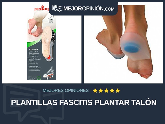 Plantillas Fascitis plantar Talón