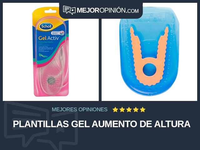 Plantillas Gel Aumento de altura