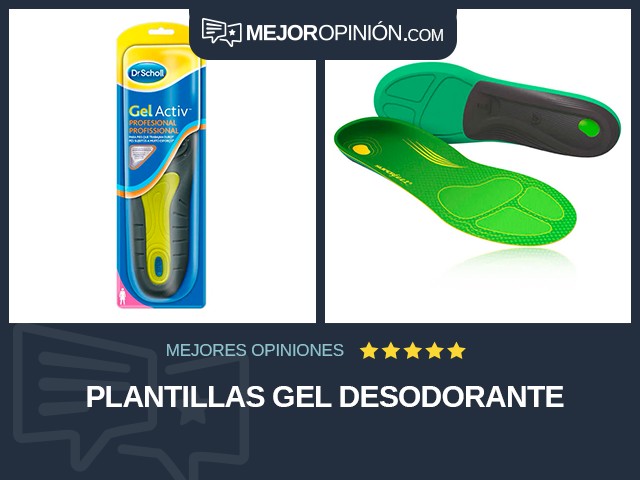 Plantillas Gel Desodorante