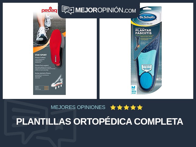 Plantillas Ortopédica Completa