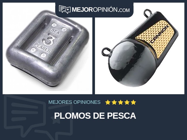 Plomos de pesca